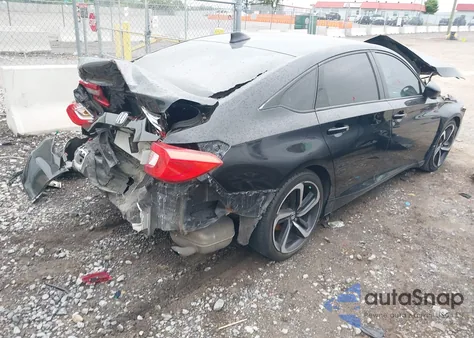 2018 Honda Accord Sport из США, поврежденный, VIN 1HGCV1F33JA173417